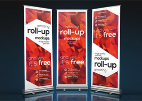 現代風格易拉寶（X展架）設計模版分享