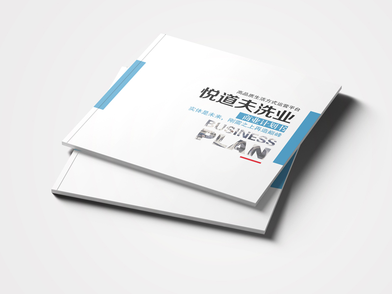 干洗店融資方案畫冊設計