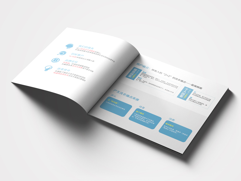 干洗店融資方案畫冊設計