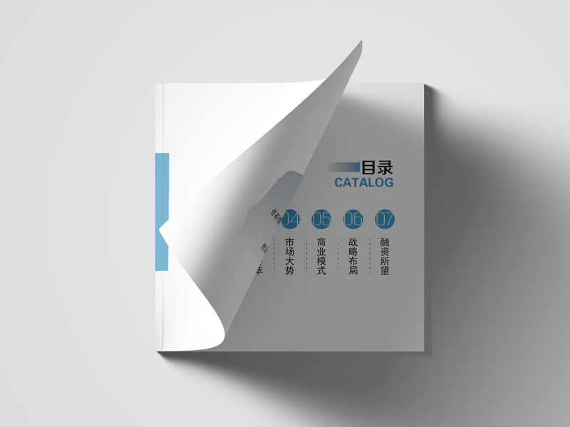 干洗店融資方案畫冊設計