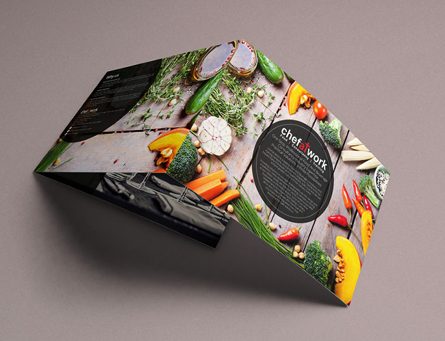 餐飲折頁設計欣賞