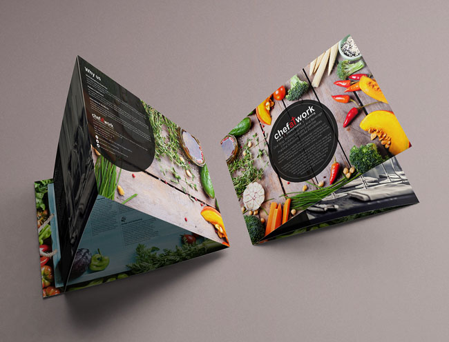 餐飲折頁設計欣賞
