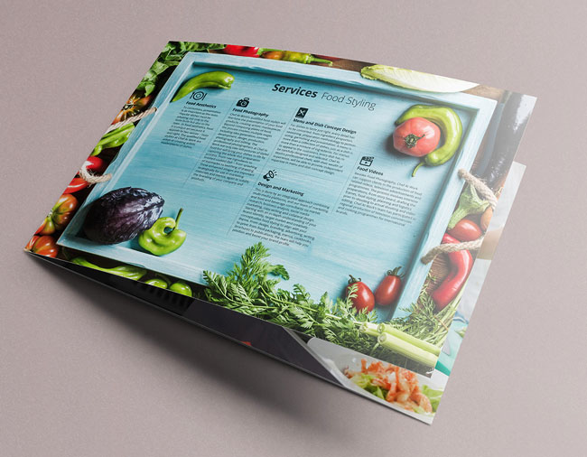 餐飲折頁設計欣賞