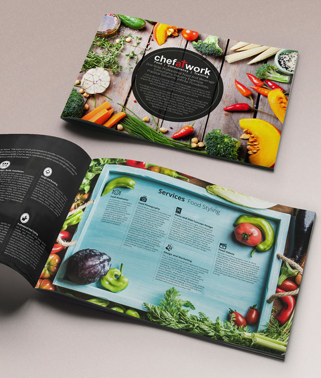 餐飲折頁設計欣賞