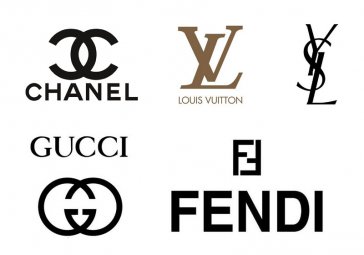 有文字元素變化而成的標志設計