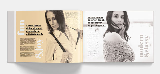 時尚畫冊設計欣賞