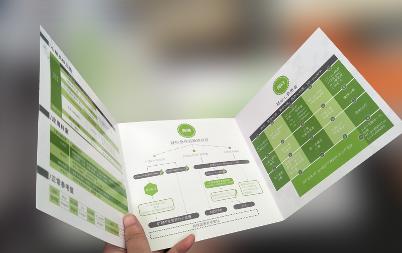 麥田生物方形三折頁設(shè)計