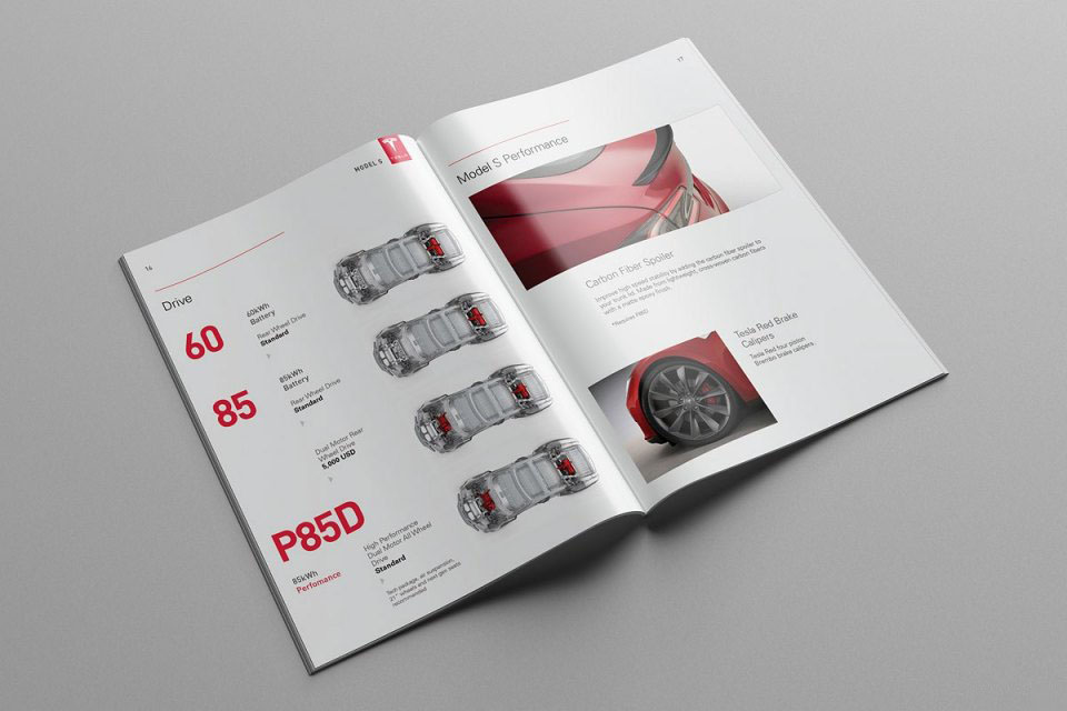 特斯拉汽車模型概念信息畫(huà)冊(cè)設(shè)計(jì)欣賞