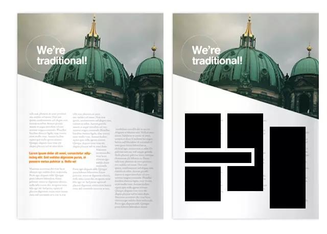 排版中利用對比技巧