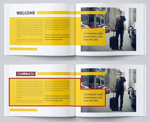 排版中利用對比技巧